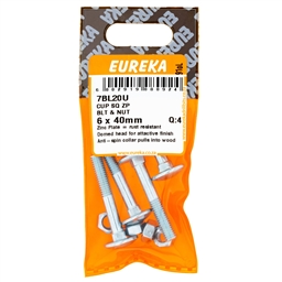 7BL20 - Cup Square Bolt & Nut